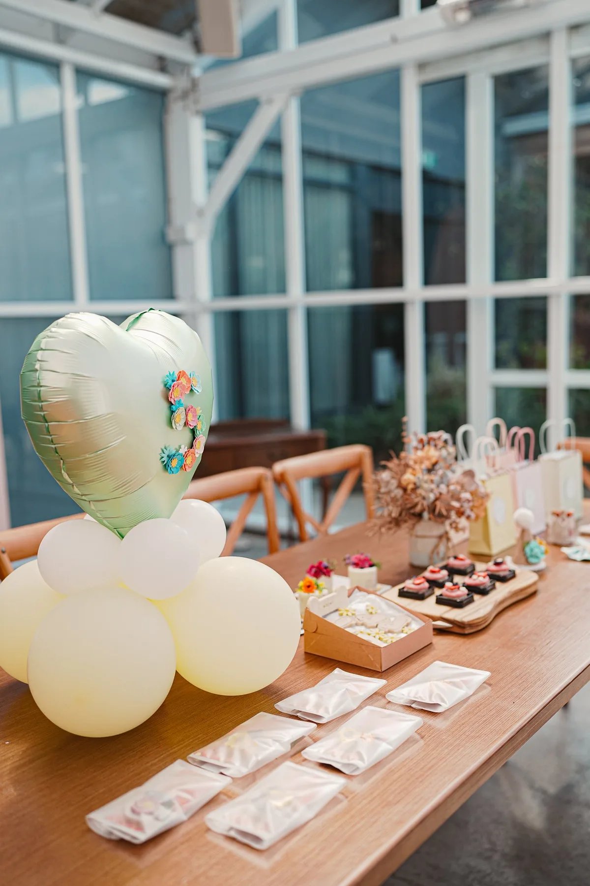 Mochi dog birthday party at pet-friendly Petit House venue